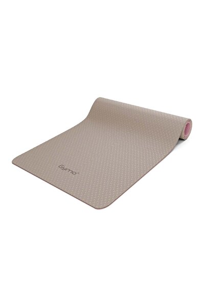 Gymo Pro Series 6mm TPE Yoga Matı Pilates Minderi 183x66mm Toprak
