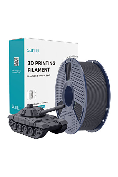 Sunlu Filament PLA+ de mare viteză, gri