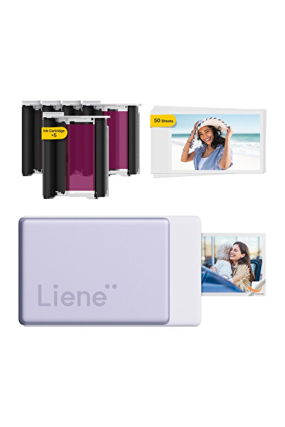 Liene Φορητός εκτυπωτής φωτογραφιών Pearl N200 Pro 2x3 " (βιολετί)