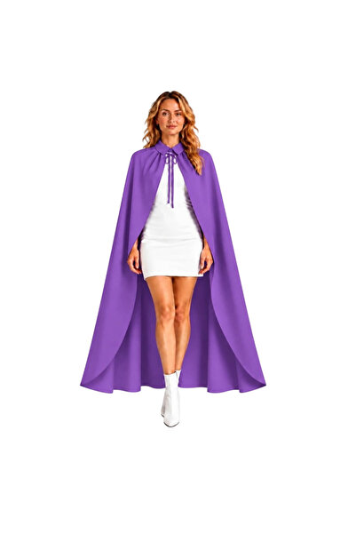 KOSTÜMCE Purple Long Cape Adult 125 cm