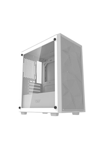 darkFlash Carcasă PC M305 Mesh fără ventilatoare (albă)
