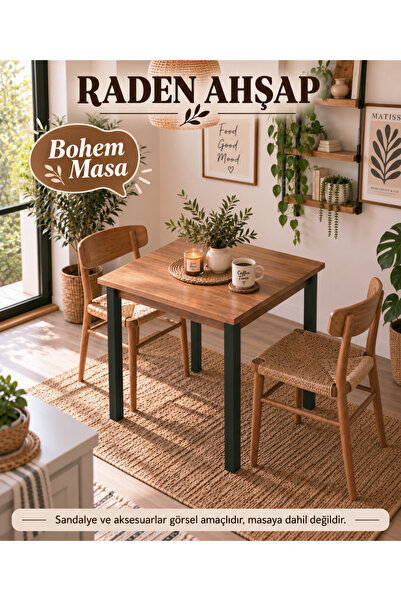 DOGANDEKOR ÇOK AMAÇLI KAFE OFİS EV MUTFAK MASASI