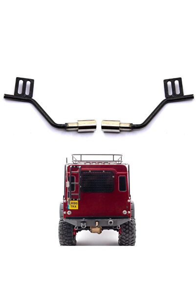 Choice Metal Simulation Exhaust Pipe Gas Vent For Traxxas Trx4 Defender Ford ...
