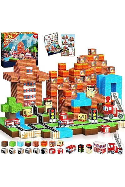 Generic 100PCS Magnetic Blocks - Magnetic Building Block for Kids Ages 3+, ST...