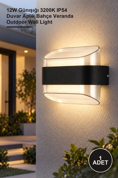 Yenilig 1 قطعة من مصابيح LED الخارجية من Gozo Ct-7044 - 12 واط ضوء النهار 320...