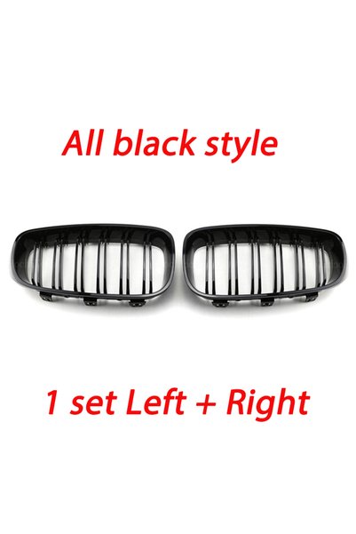 Choice All Black Fromt Bumper Car Styling Kidney Racing Grille Fit For BMW 3 ...