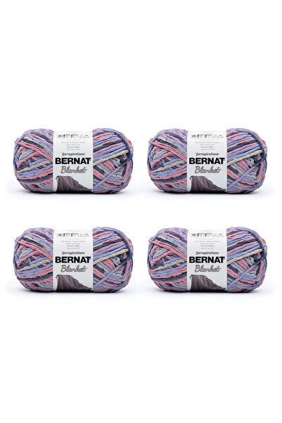 Noonedibs Set 4 ghețe fire groase chenilă #6 Super Bulky, 3 g fiecare, 22 m/g...