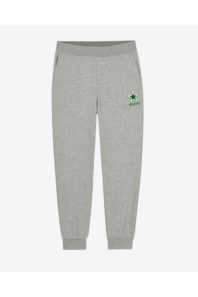 SKECHERS M Lw Collage Jogger Sweatpant Erkek Gri Eşofman Altı S2620127-3272