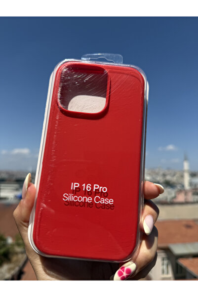 Mobildizayn iPhone 16 Pro Uyumlu Premium Kırmızı Lansman Kutulu Telefon Kılıf...