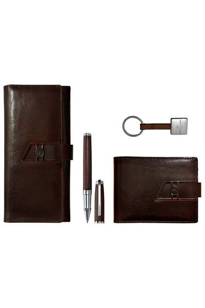 RENATO LANDINI Pen + Wallet Set + Key-Holder