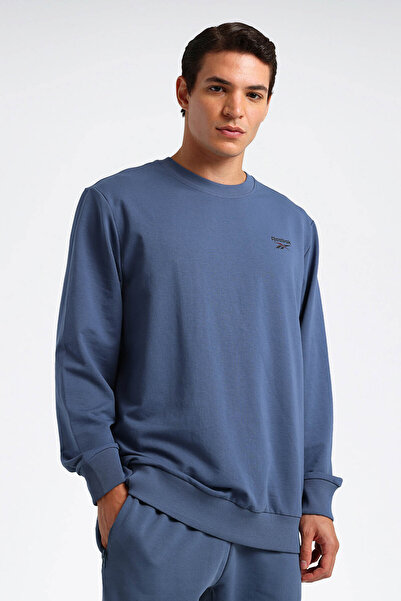 Reebok Sweatshirt Men's Indigo Niki Crew