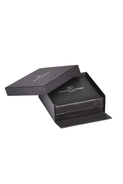 RENATO LANDINI Blue & Chrome Cufflinks/ Connection 25