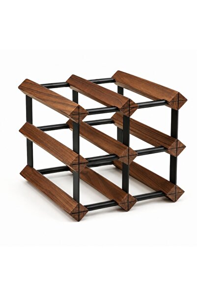 OEM Premium wine rack, 6 bottle capacity, 3 levels, wood and metal structure,...