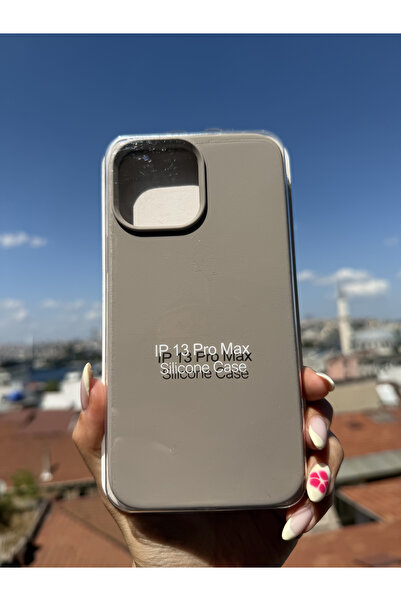 Mobildizayn iPhone 13 Pro Max Uyumlu Premium Gri Lansman Kutulu Telefon Kılıf...