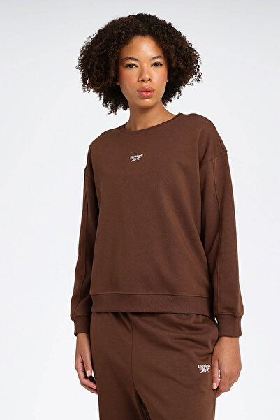 Reebok Sweatshirt Kadın Kahverengi ID RLX II SL CREW