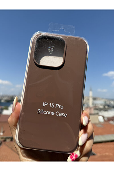 Mobildizayn iPhone 15 Pro Uyumlu Premium Kahverengi Lansman Kutulu Telefon Kı...