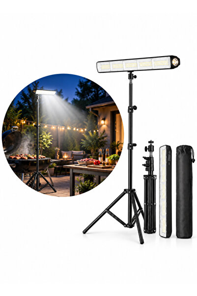 Generic Portable Camping Light, 6000mAh Rechargeable Work Light with Retracta...