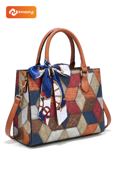 ZAAPPY Trigon Tote Handbag, Womens Shoulder Bag, Crossbody Satchel For Ladies...