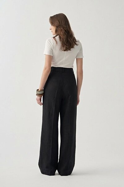 ALLDAY Linen palazzo trousers