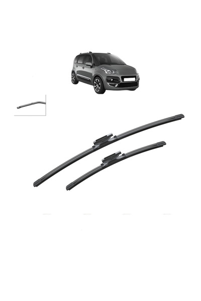 Bosch Σετ 2 υαλοκαθαριστήρων CITROEN C3 PICASSO (SH) 2008-2017, για παρμπρίζ,...