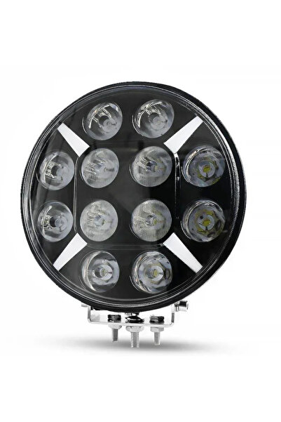 Ruan Proiector LED Rotund de 9 inch 120W 24000LM Alb + Galben Poziție și Stro...