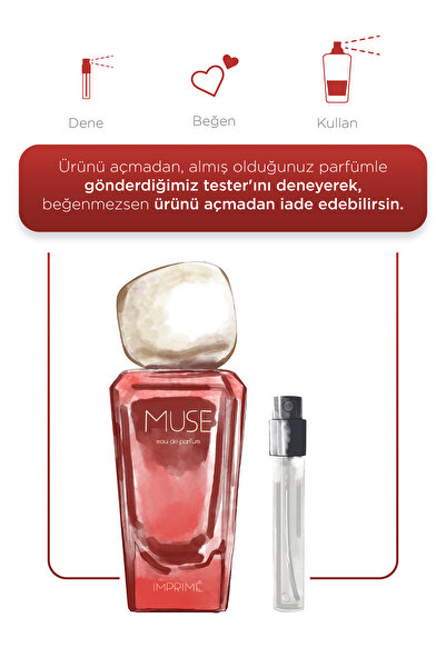 Imprime Muse EDP مجموعة عطور نسائية من قطعتين 2 × 50 مل |   زهرية، فاكهية |   التوت الأسود، اللافندر، الياسمين، الفانيليا، المسك، العنبر