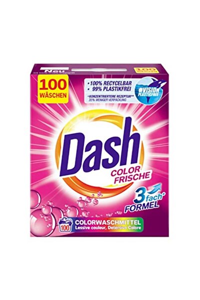 Dash Detergent de rufe automat Color Fresh, 6 kg, rufe stralucitoare, 100 spa...