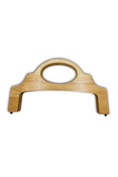 Oxford İplik Wooden Bag Holder with Handle 25 cm Oak