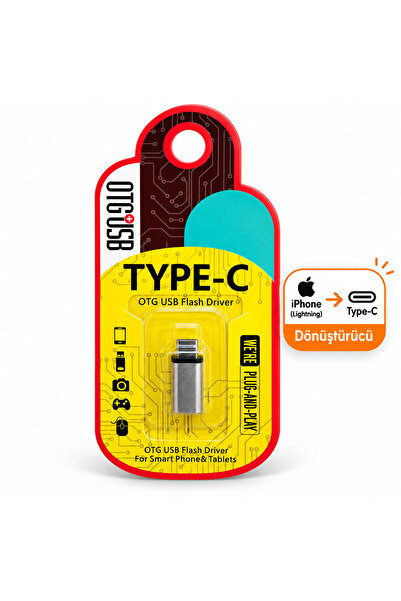 HADRON iPhone Lightning to Type-C Dönüştürücü Adaptör Çevirici Aparat