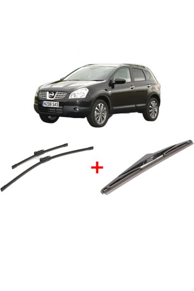 Bosch Set of 3 wipers NISSAN QASHQAI +2 VAN (JJ10E) 2008 - 2014, for windshie...