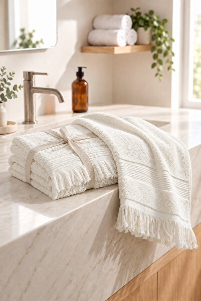 LA NOTTE Soft Double Hand Towel Cream
