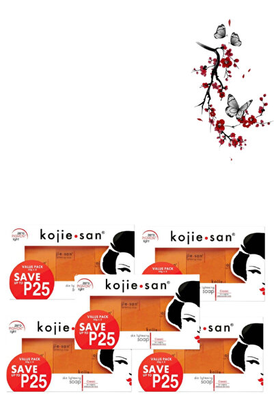 Kojie 5 Pieces San Skin Lightening Soap Value Pack (65 G x 3)