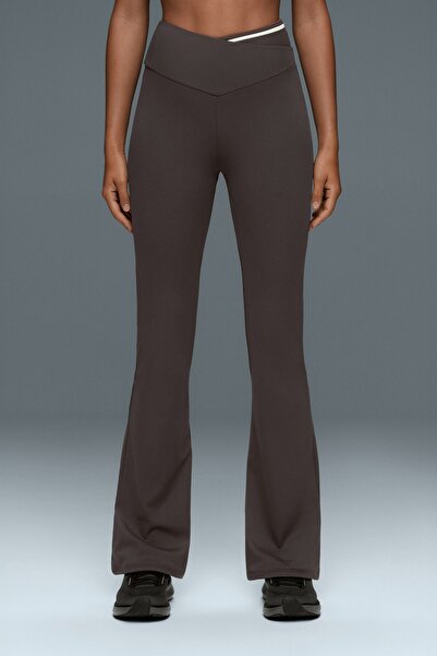 Oysho Flare Comfortlux V kesim Rib pantolon