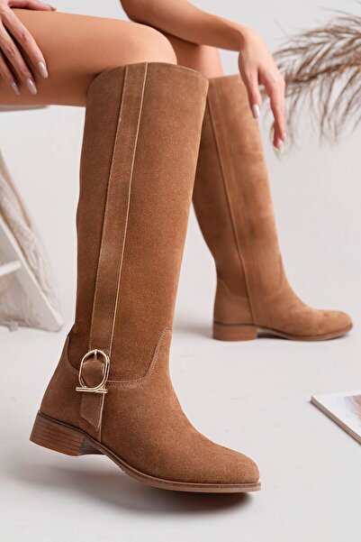 NOSEY SHOES حذاء نسائي يومي من الجلد الطبيعي من ماركة ELİZ MODEL، مصنوع من جل...