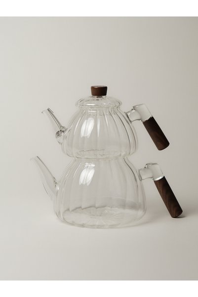 Minihol Solace Akasya Cam Çaydanlık (1.500 + 600ml)
