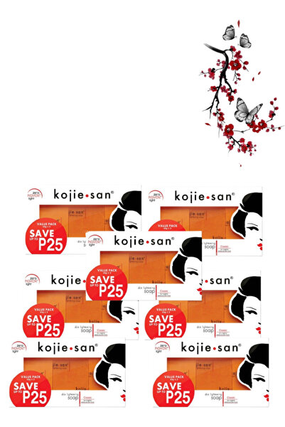 Kojie 7 Pieces San Skin Lightening Soap Value Pack (65 G x 3)