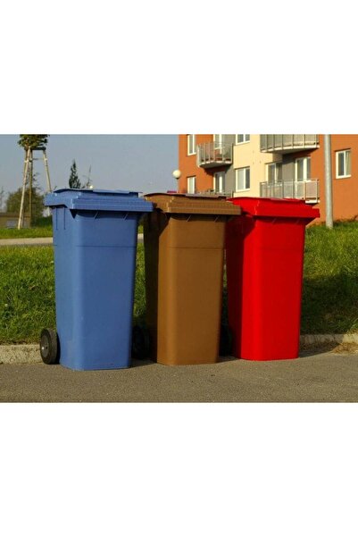 DacEnergy Pubela DacEnergy, plastic, cu capac, 2 roti, 120l, locas cip, rosu,...