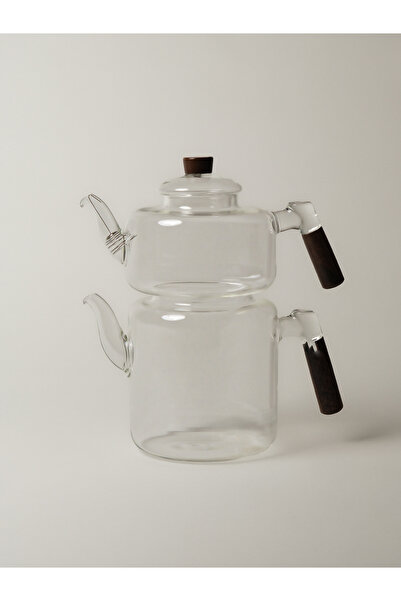 Minihol Mireva Akasya Cam Çaydanlık (1.800 + 950ml)