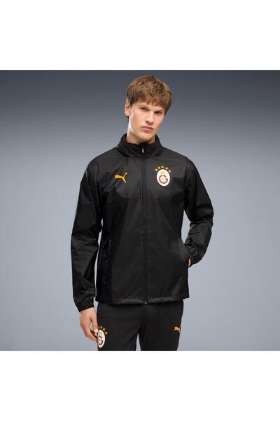 Puma GSK All-Weather Jacket Siyah Erkek Kapüşonlu Yağmurluk