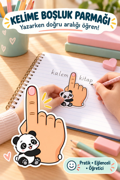 alışveriş kurdu 1. Classroom Word Gap Filler Finger 8-Pack – Panda Writing As...