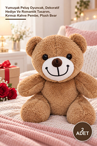 Yenilig 2 Cute Plush Bears – Soft Plush Toy, Decorative Gift and Romantic Des...