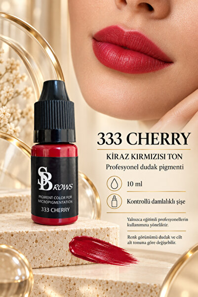 SBrows Profesyonel Kalıcı Makyaj Dudak Pigmenti 10 ml – Mikropigmentasyon Dudak Renklendirme Boyası