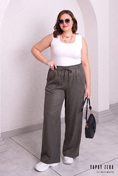 Büyük Moda Jeans Effected Modal Pants