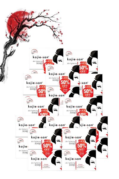 Kojie 12 Pieces San Skin Lightening Soap 2nd Soap 50% Off Pack