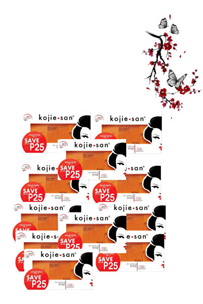 Kojie 11 Pieces San Skin Lightening Soap Value Pack (65 G x 3)