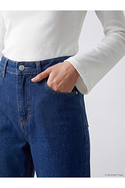 LC Waikiki Esvab • Modern & Distinctive Wide-Leg Women's Jean Pants