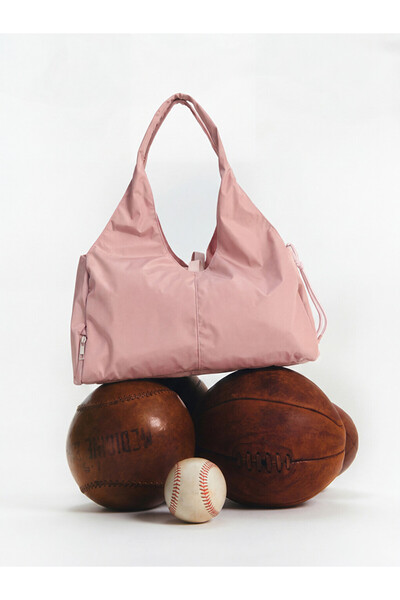 LC Waikiki Özmarka New Season Pink Drawstring Detailed Women's Shoulder Bag