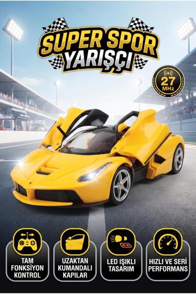 Tıfıl Toys Ferrari Uzaktan Kumandalı 6 Fonksiyonlu 1:16 Ölçekli Açılır Kapılı...