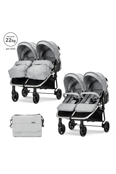 LORELLİ Δίδυμο Καρότσι Γκρι 22 κιλά 10021542506