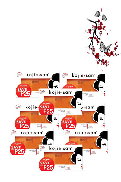 Kojie 8 Pieces San Skin Lightening Soap Value Pack (65 G x 3)